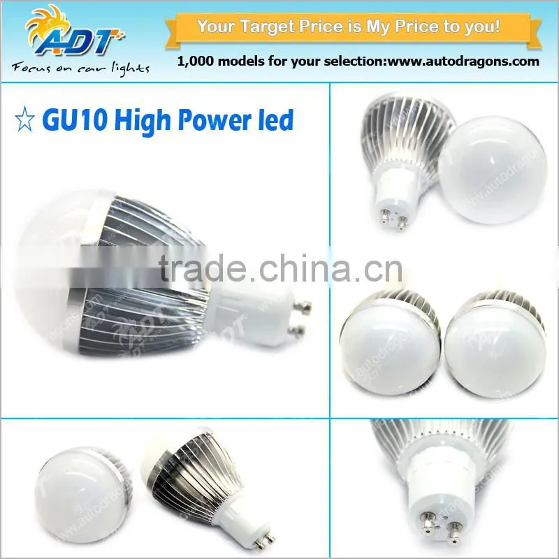 Ultra Bright 3W 5W 7W 9W GU10 Dimmable Globe LED bulb light lamp 85-265V