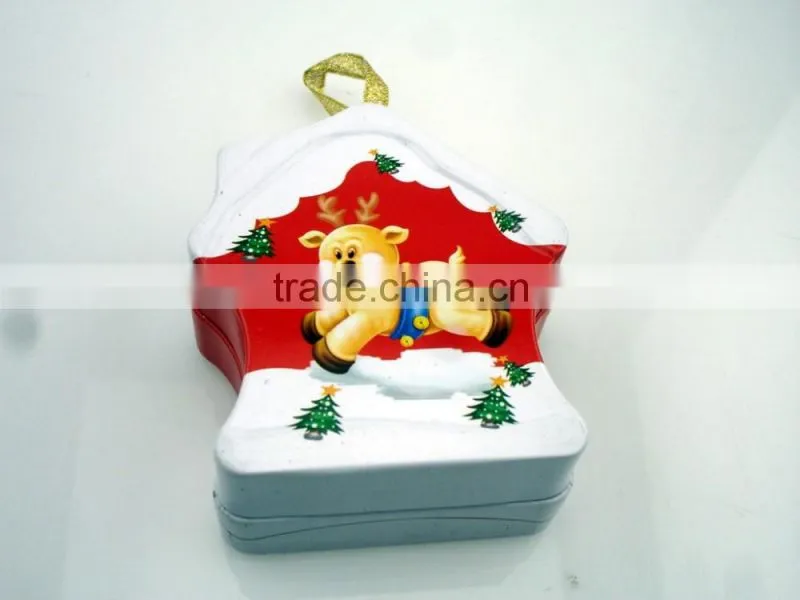Special shape tin box Christmas gift tin box
