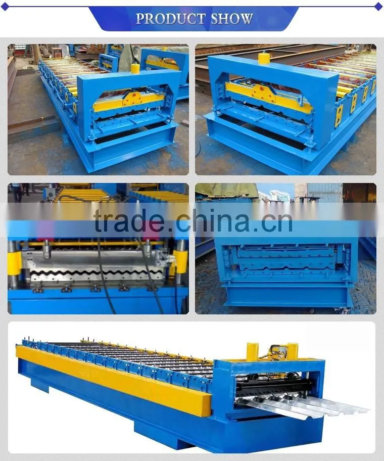Qinyuan used metal roll forming machine, roofing sheet making machine, roof tile machine