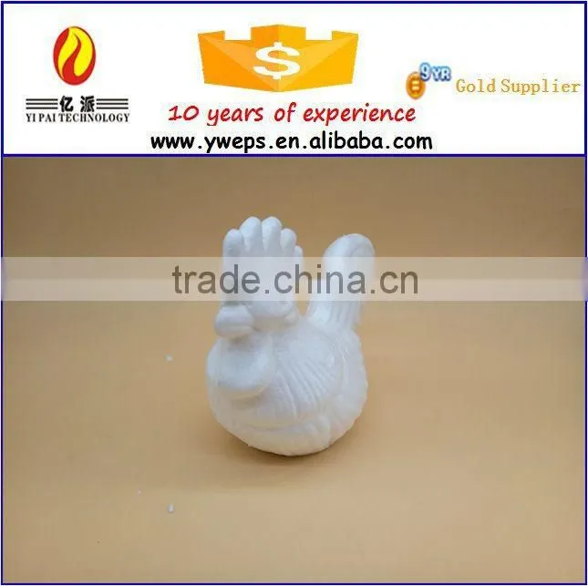 Big cock model for sale/artificial polystyrene foam rooster animal model for diy