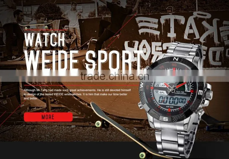 WH1104 Brand Name Men Watches Weide Quartz Hand Watch