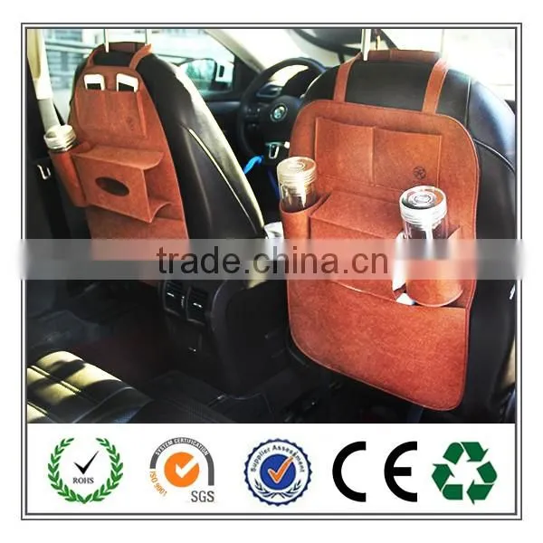 New products 2016 multi-function felt car back hanging organizer