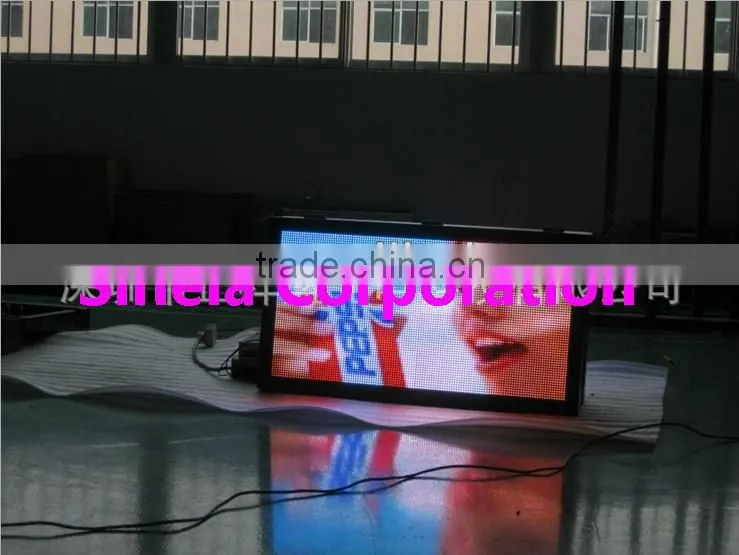 taxi LED top light box/taxi roof advertising display with pixel 5