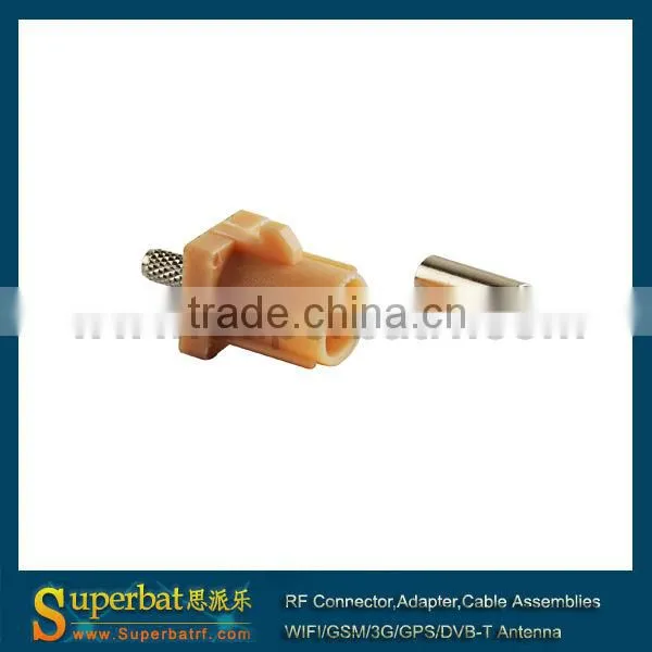 Fakra Crimp BLUETOOTH BEIGE FAKRA CONNECTOR MALE for RG174