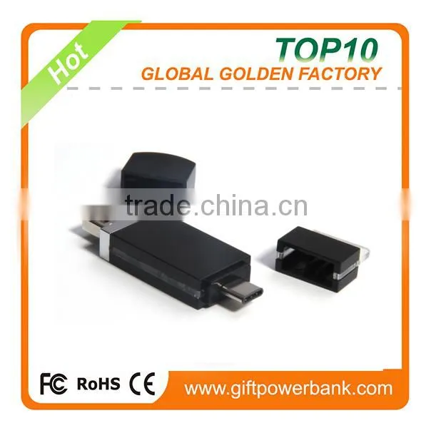 8gb 16gb 32gb swivel style type C Otg Usb Flash Drive for android phone with custom logo