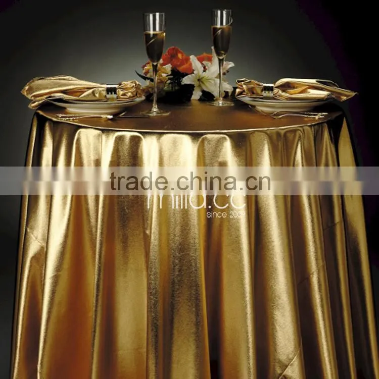 Metallic gold tablecloth glitter tablecloth