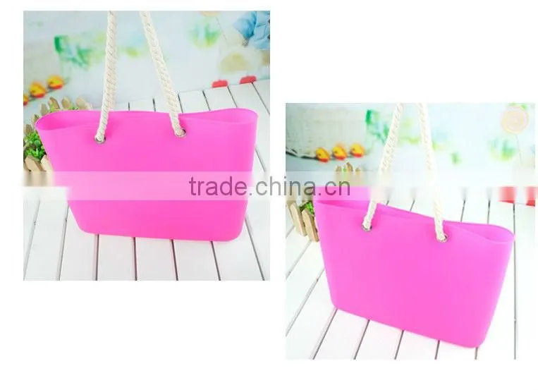 Hot sale colourful silicone bags & handbags