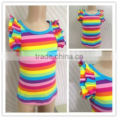 baby clothing manufacturer wholesale blank t shirts ruffle shirts toddler