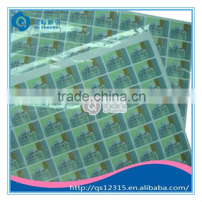 printing customed flat-sheet a4 paper sticker