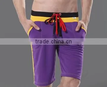 Cheap custom purple men's running shorts
