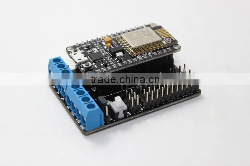 NodeMCU Lua WiFi + ESP motor drive expansion board kit ESP12E Lua WiFi smart car E201+E206
