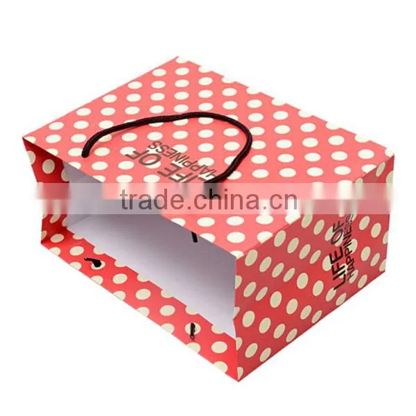 Lovely Spots Paper Shopping Bag