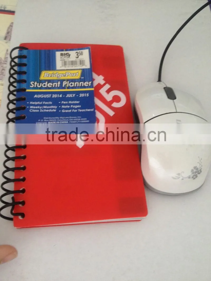 PP cover spiral notebook ,A6 notebook