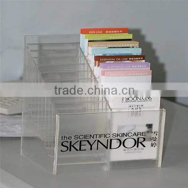 Acrylic wall mount or table top book stand