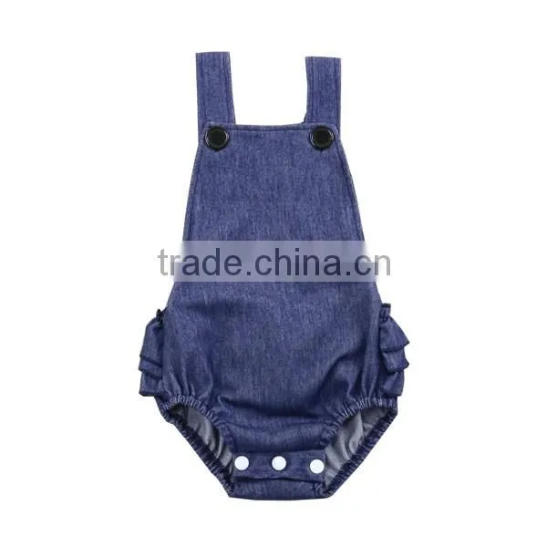Wholesale 2016 baby club clothes cheap girls rompers boutique cotton cute western toddler rompers