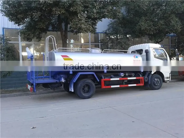 Factory direct selling truck delivery water China manufacturer water tender trucks 5CBM water tanker truck