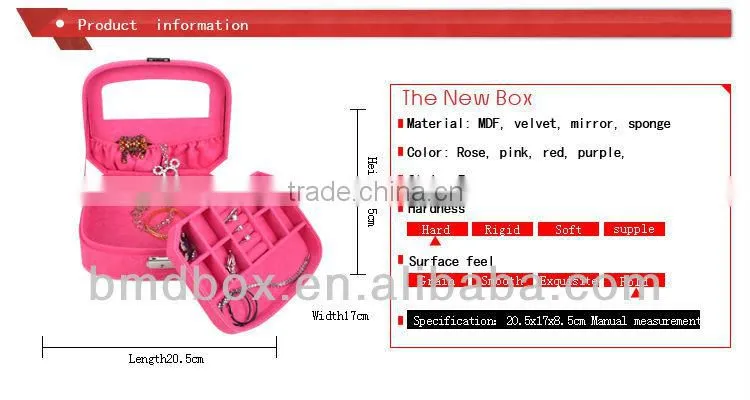 2014 Hot Sale Mirror Box Wholesale Trinket Box