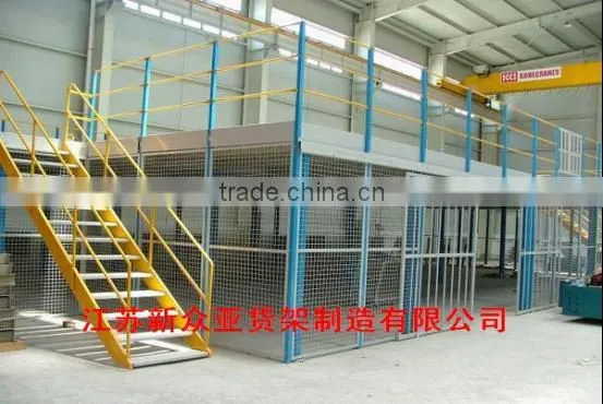 Alibaba Golden Supplier Jiangsu Warehouse Steel Structure Platforms Racking
