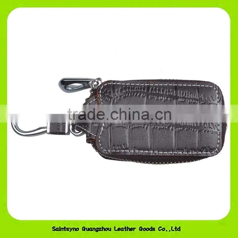 Zip Around vintage leather key wallet key holder 16648