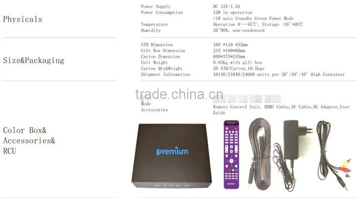 AVOV IPTV BOX ipremium I9 IPTV Box Free TV with IPTV, Kodi Add All DVB DVB-S2/S,T/T2,C Ipremium