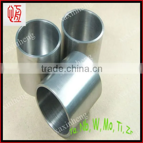 99.95% tungsten melting silver crucible