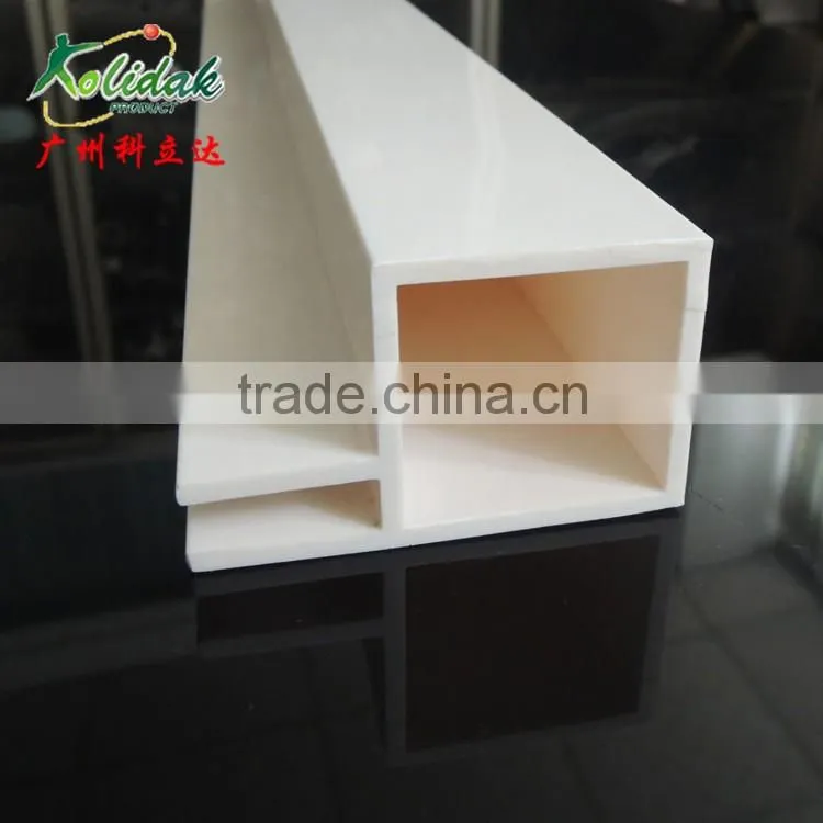P shape Bright surface TPV plastic profile extrusion