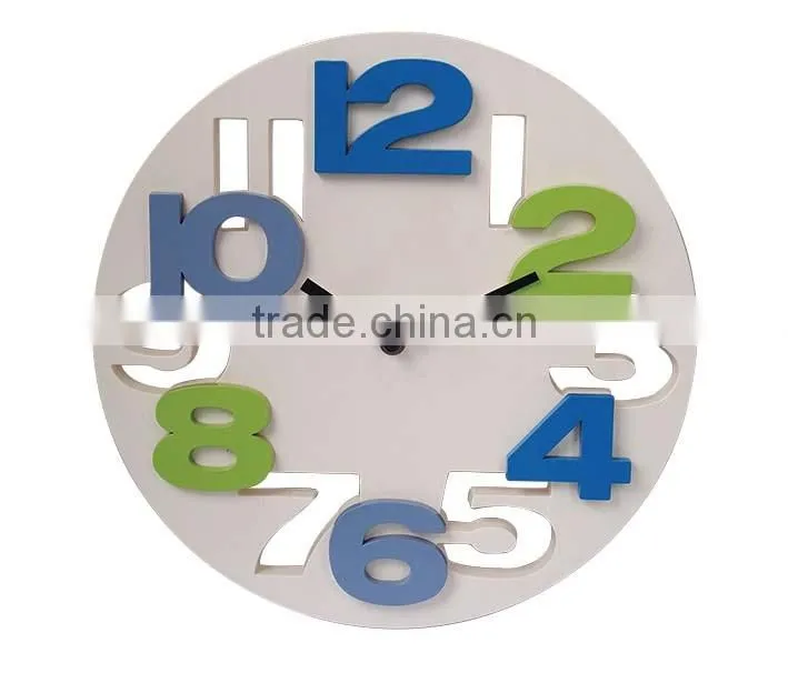3D digital wall clock