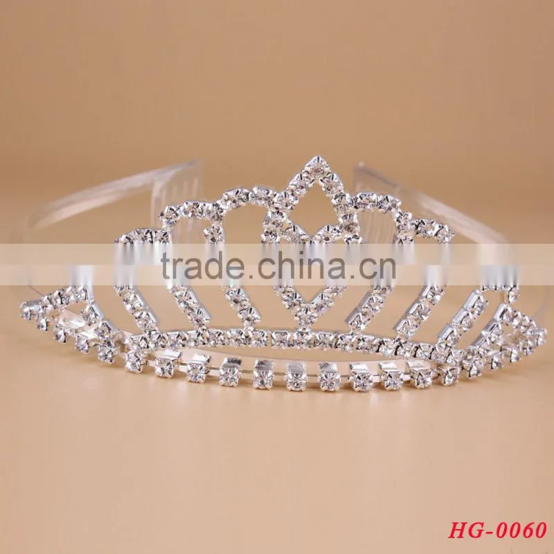 2015 wedding crystal bridal tiara miss world crown and tiara for girls