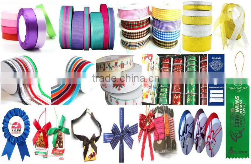 2016 Festival happy event fabric ribbon wristband