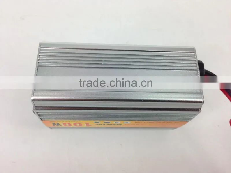 High quality cigarette lighter Power Supply 100W 12V DC to 220V AC Car Power Inverter Adapter with USB Charger Port