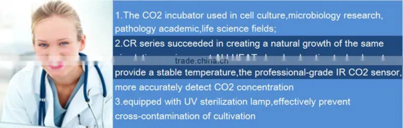kenton CR series 2.8FT CO2 incubator for bacteral culture cell culture stainless chamber