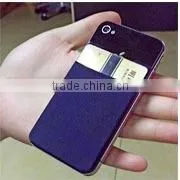 3m microfiber silicone cell phone sticker case card holder