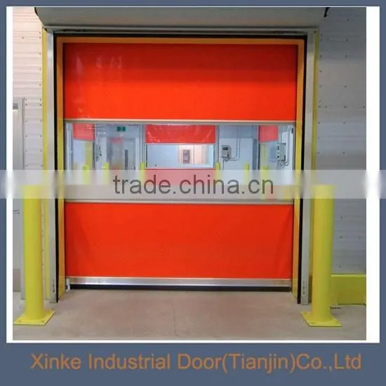 Commerical metal fabric doors with automatic opener HSD-051