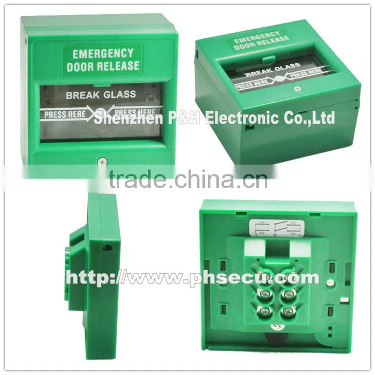 Manual call point for conventional fire alarm system