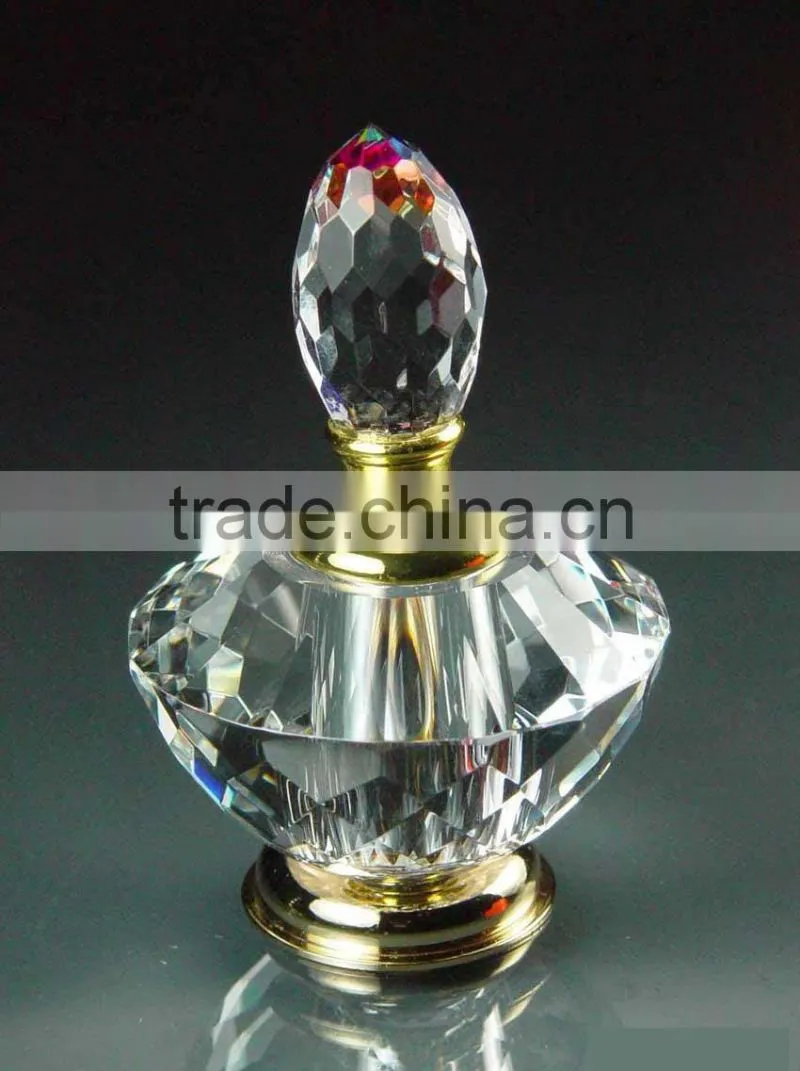 2016 fancy hot sale crystal perfume bottle