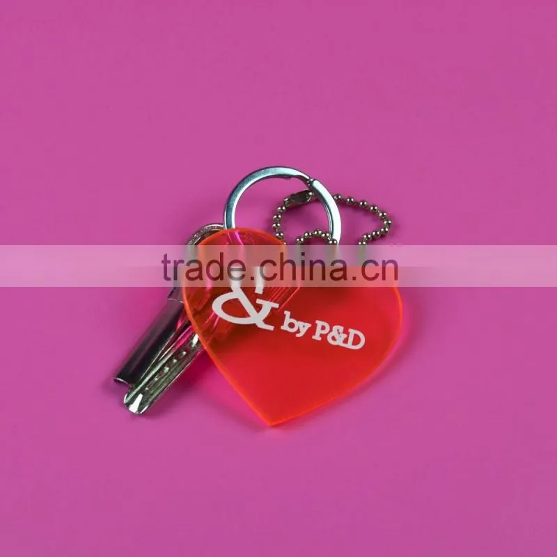 Cheapest price colored new style acrylic keychain