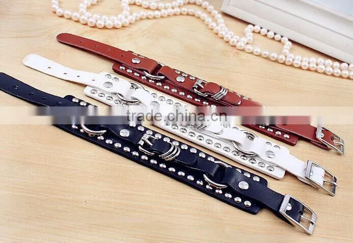 fashion leather bracelet for sale