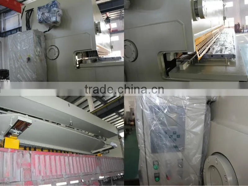 New design 6*3200 mm guillotine hydraulic shear machine