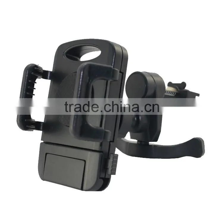 Latest 360 degree rotatable air vent mount holder for phone PDA GPS stand