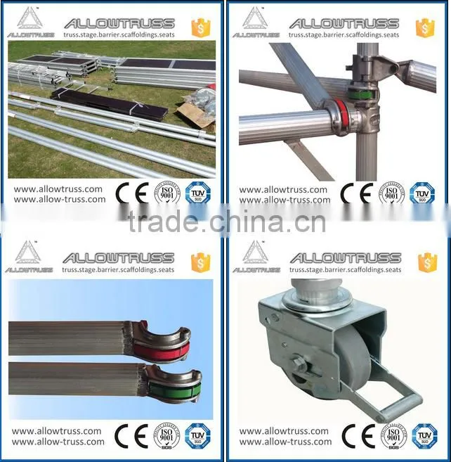 Four-way cheap light galvanized scaffolding leg in myanmar