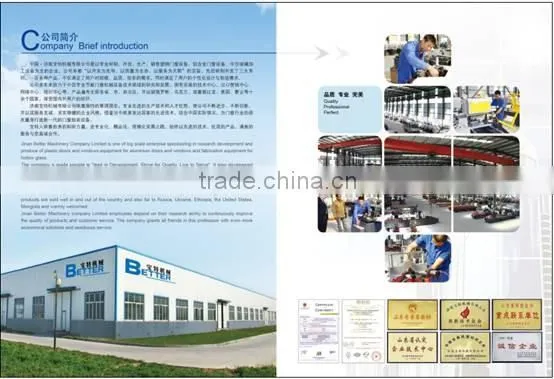 PVC window and door welding machine four corner