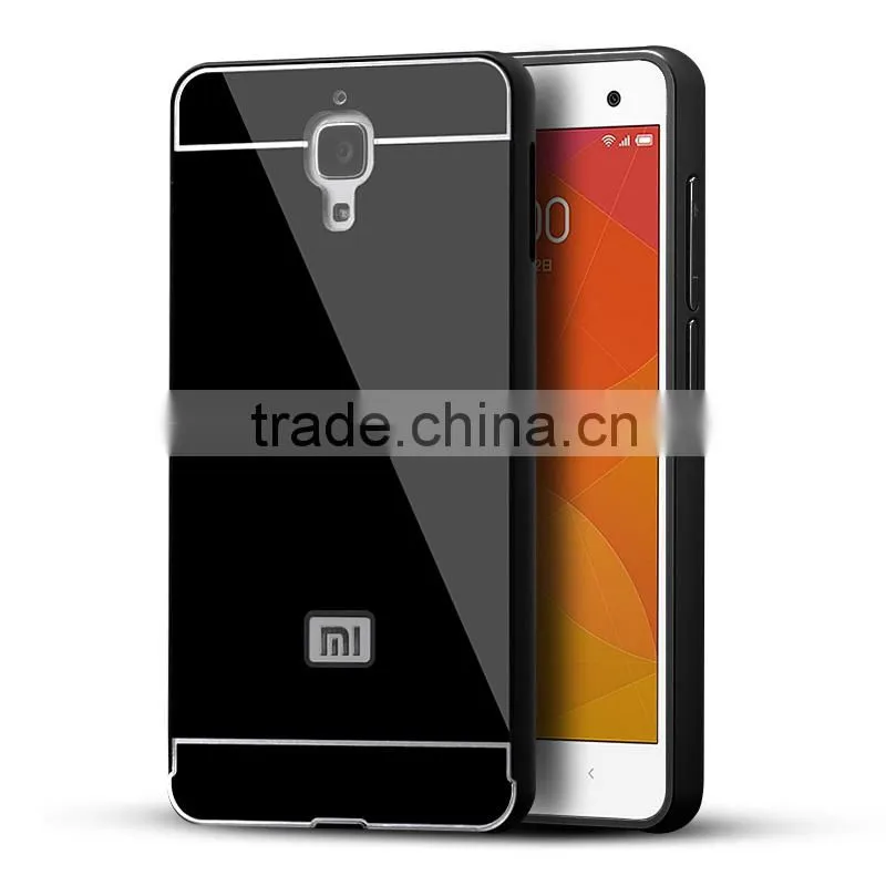 wholesale PC case with metal Frame mobile phone case for xiaomi 4