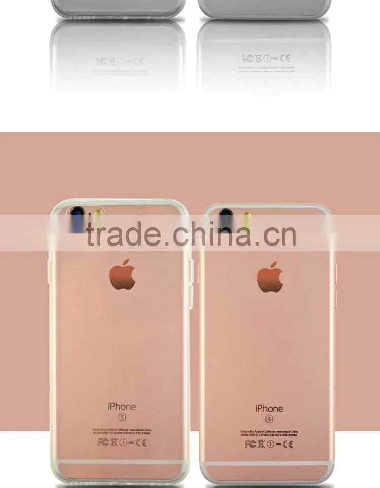 Clear Case Thin Silicone Soft TPU Transparent Cover for iphone 6