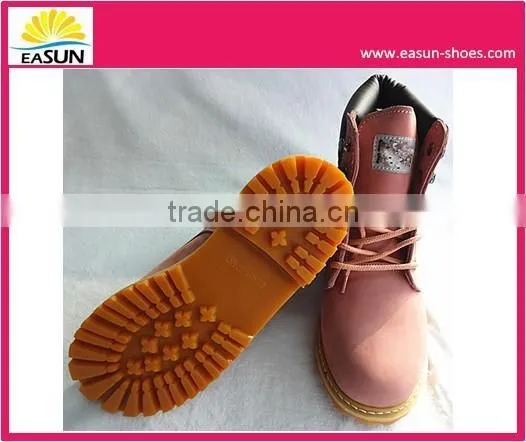 Fashion Goodyear welt women safety shoes with sheepskin lining