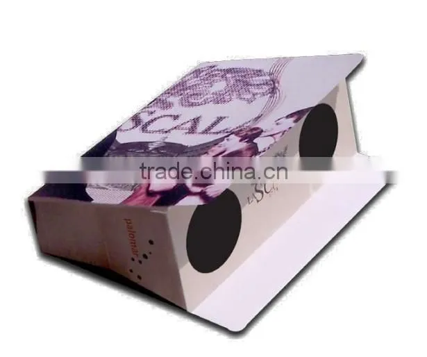 Promotional gifts educational foldable paper cardboard binoculars