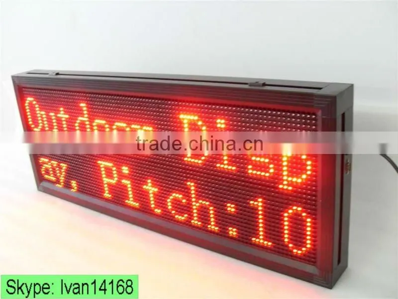 Sinoela full color indoor lights led message board, semi outdoor LED Message panel Multi Lines, advertising led signs display
