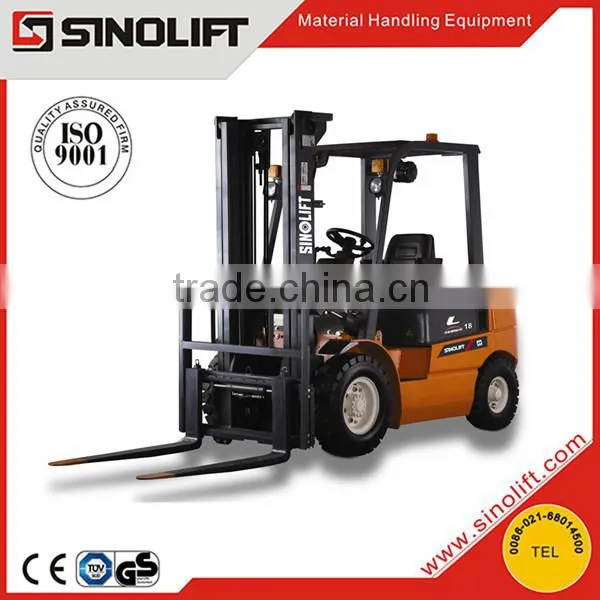 2015 SINOLIFT 1T 1.5T 1.8T Internal Combustion Counterbalanced Diesel Forklifts with CE Certificates