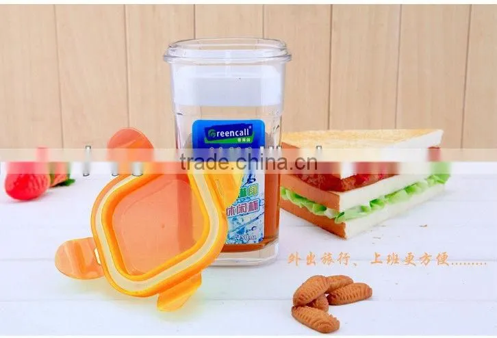 3pcs airtight square glass food storage container