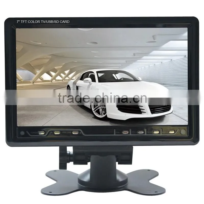 Small Size Cheap Price 7 inch Stand Alone TFT LCD TV Monitor For Car