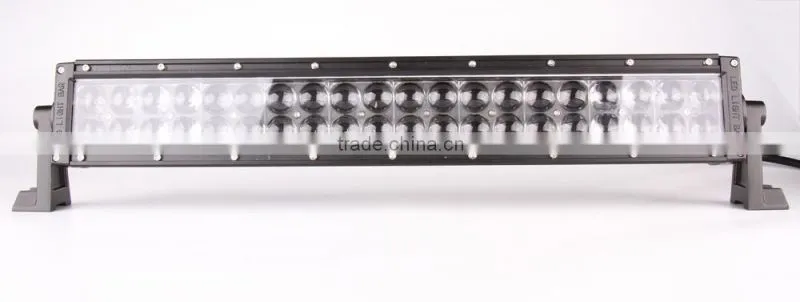 High power 72w 180w auto led work light bar with sliding mounting bracket
